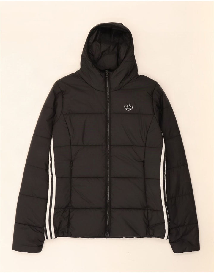 Adidas Womens UK 10 Small Black Polyester