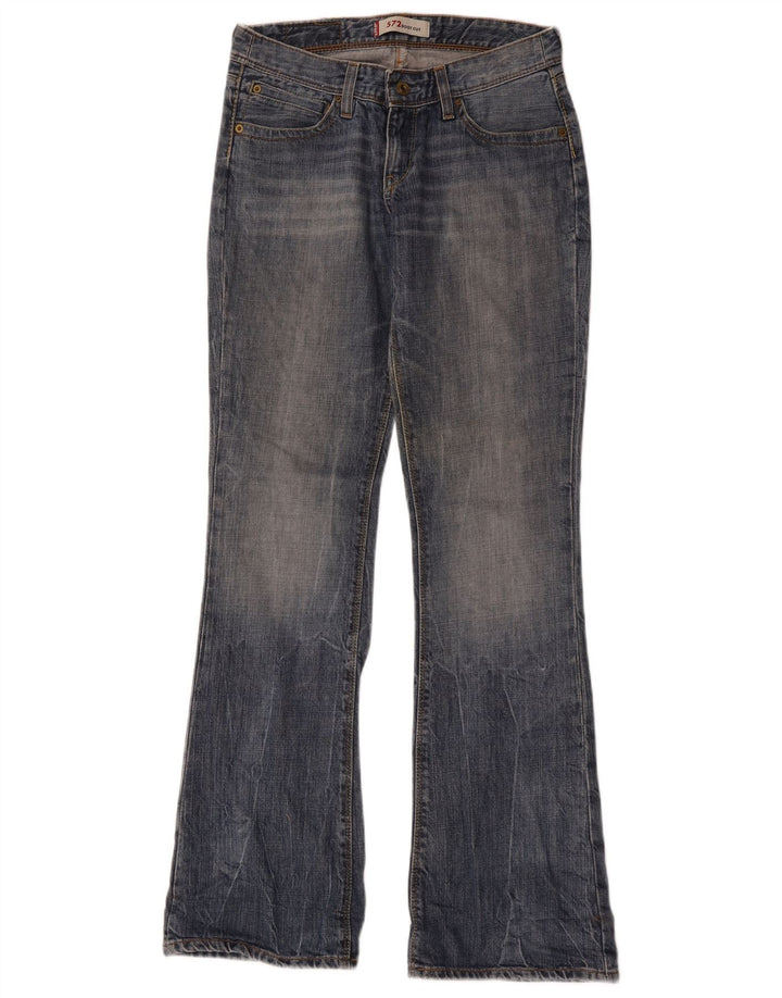 Levi's Dame 572 Bootcut Jeans W28 L34 Blå Bomuld