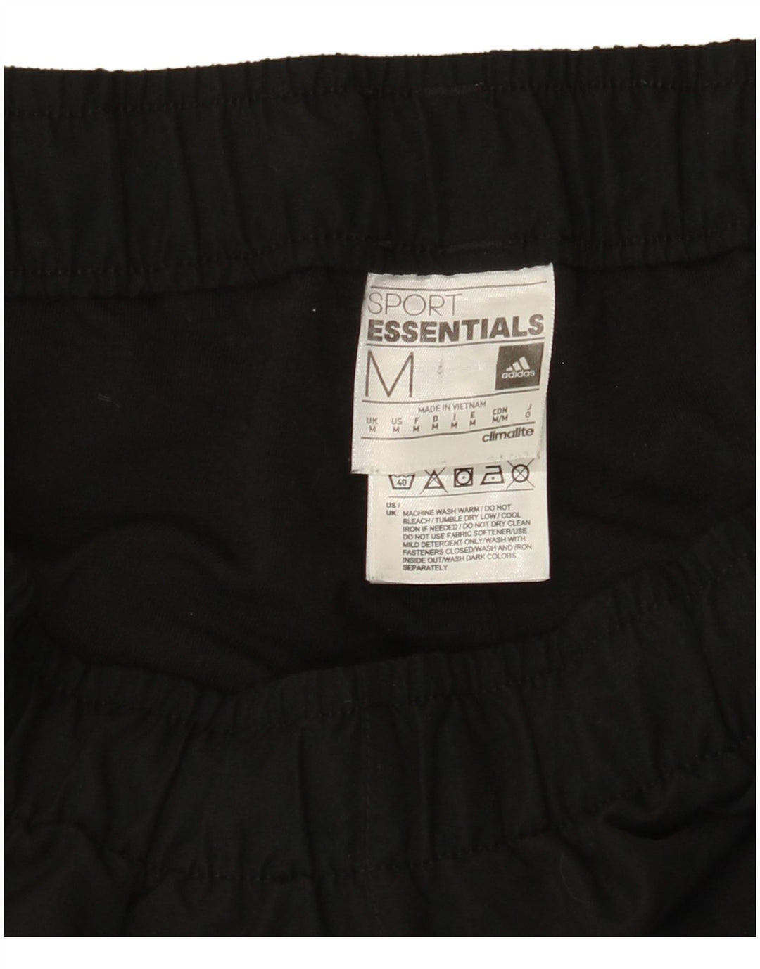 ADIDAS Herre Climalite træningsdragt Bukser Joggers Medium Sort Polyester