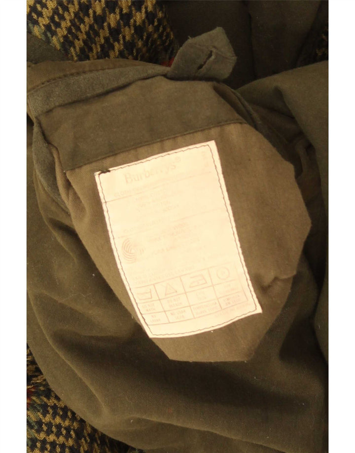 Burberrys Vendbar Herrejakke UK 40 Stor Khaki Bomuld