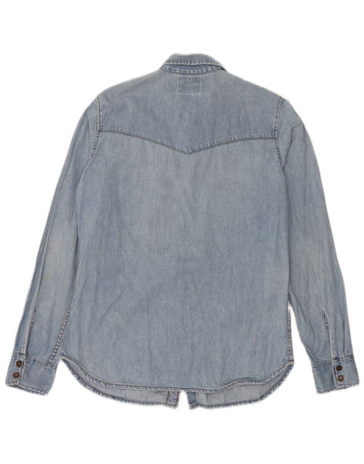 LEVI'S Denimskjorte til mænd Stor blå bomuld