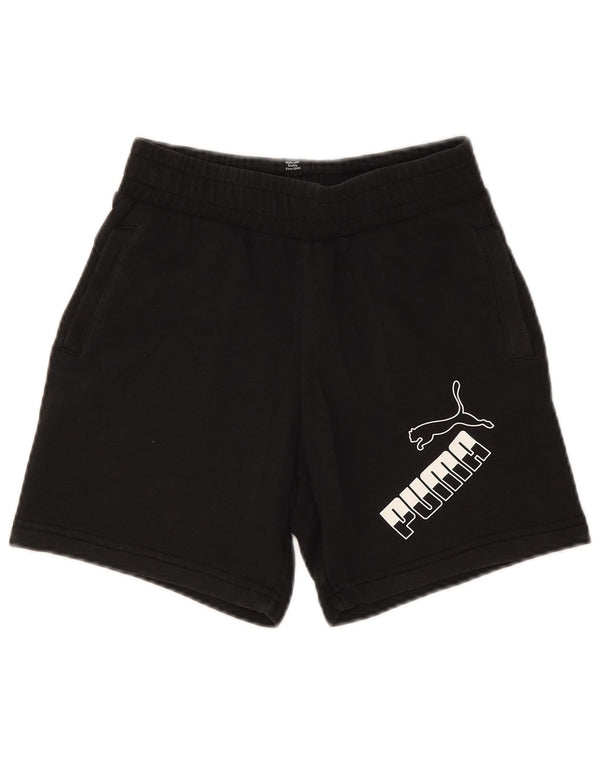 Puma piger grafiske sportsshorts 11-12 år sorte