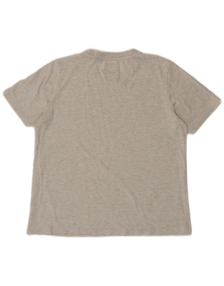 Superdry Grafisk T-shirttop til kvinder UK 14 Stor Grå
