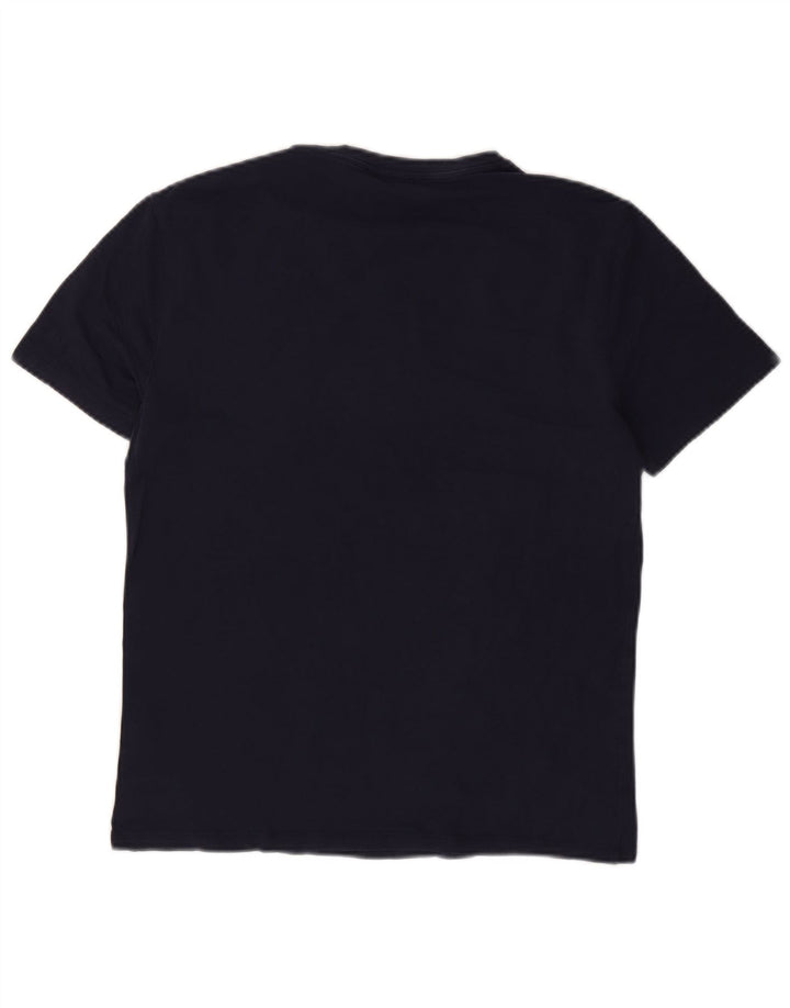 Trussardi Jeans Herre T-Shirt Top Lille Marineblå