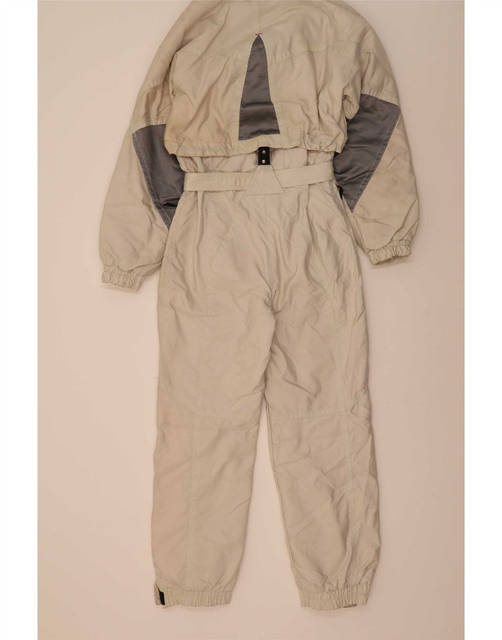 Colmar Dame Hætte Ski Jumpsuit IT 46 Stor Hvid Colourblock