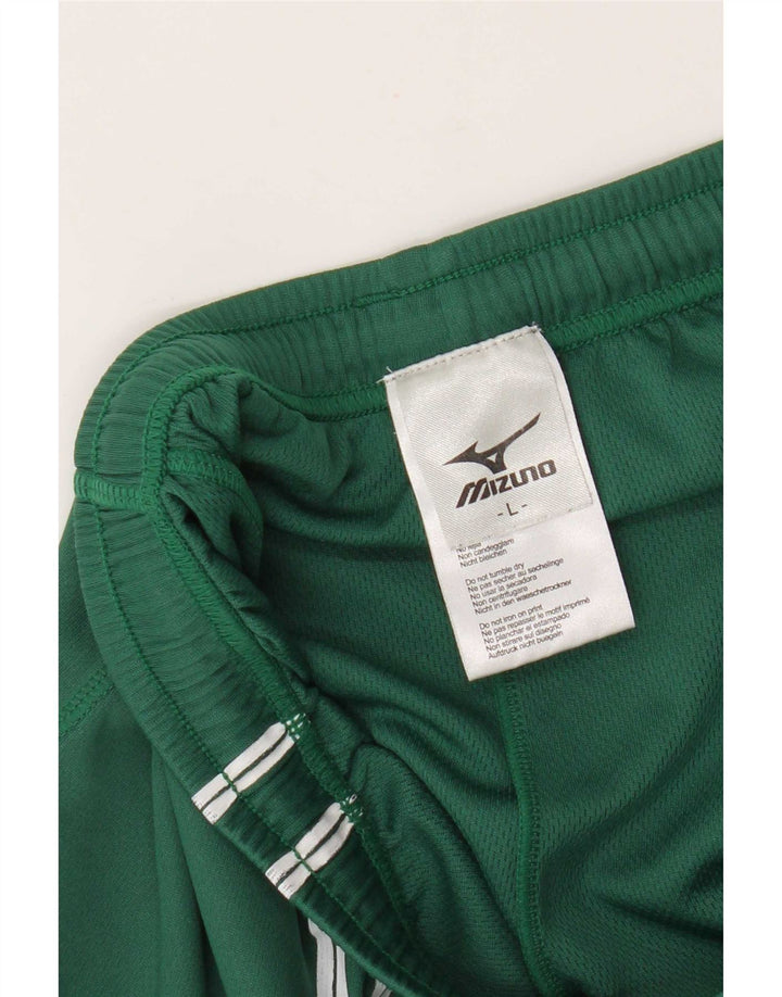 Mizuno Herre grafiske sportsshorts store grønne polyester