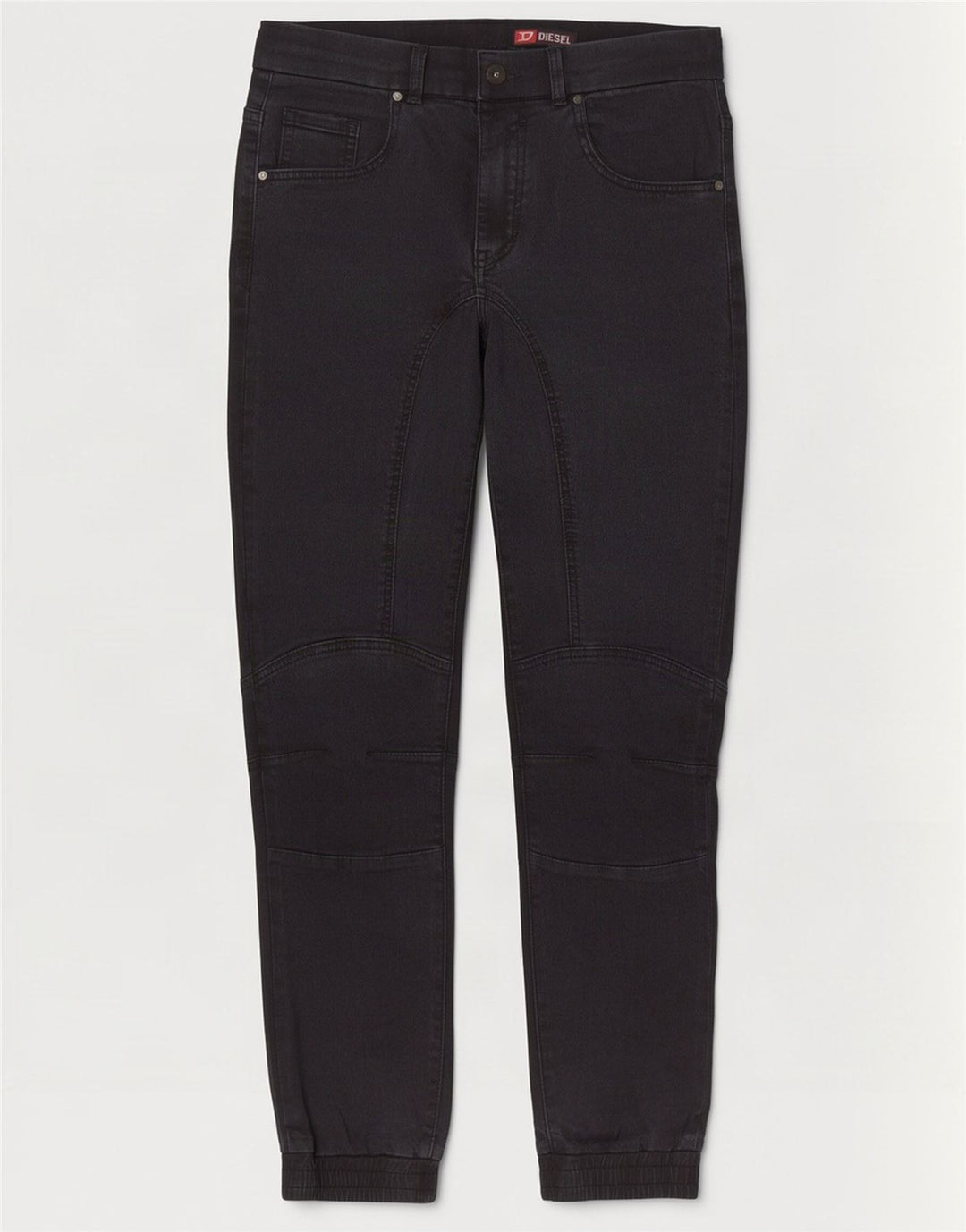 Diesel Dame joggers Straight Jeans IT 42 Medium W29 L28 Sort Bomuld