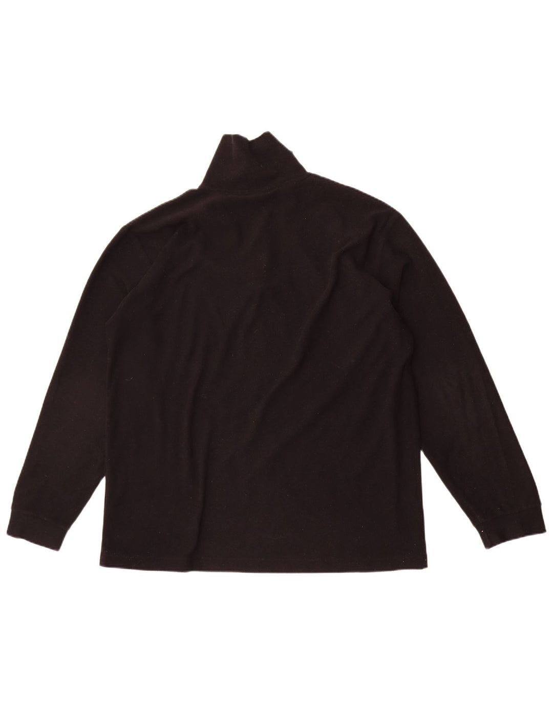Invicta Fleece Jumper med lynlås til mænd XL sort polyester