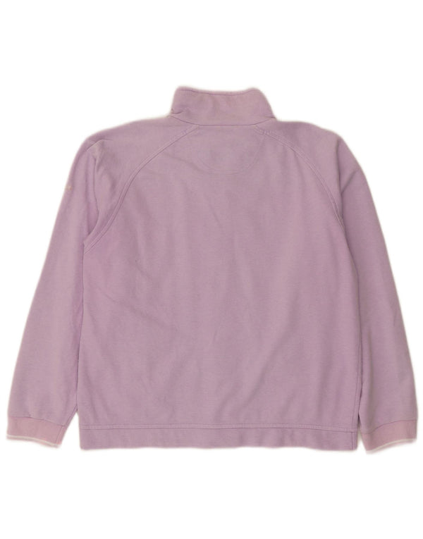 Champion Womens Oversized Tracksuit Top Jacket UK 10 Small Purple