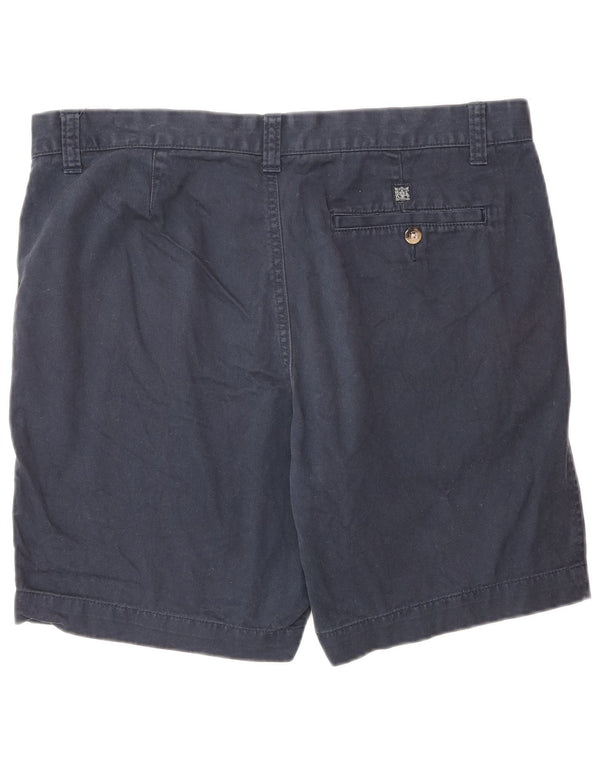 Marks & Spencer Herre Chino Shorts W34 Large Navy Blue Bomuld