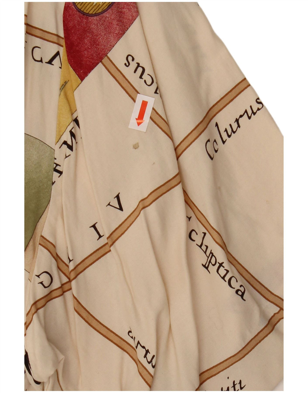 MARCELLO CIONI Grafisk skjortebluse til kvinder IT 48 XL Off White Colourblock