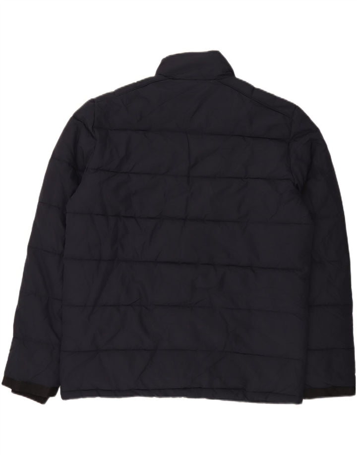 Marks & Spencer Herre polstret jakke UK 40 Large Navy Blue Polyester
