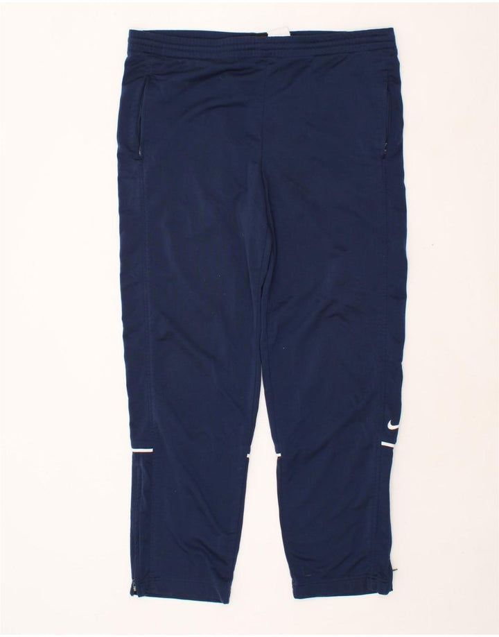 NIKE Mens Tracksuit Trousers UK 39/41 Medium  Navy Blue Vintage Nike and Second-Hand Nike from Messina Hembry 