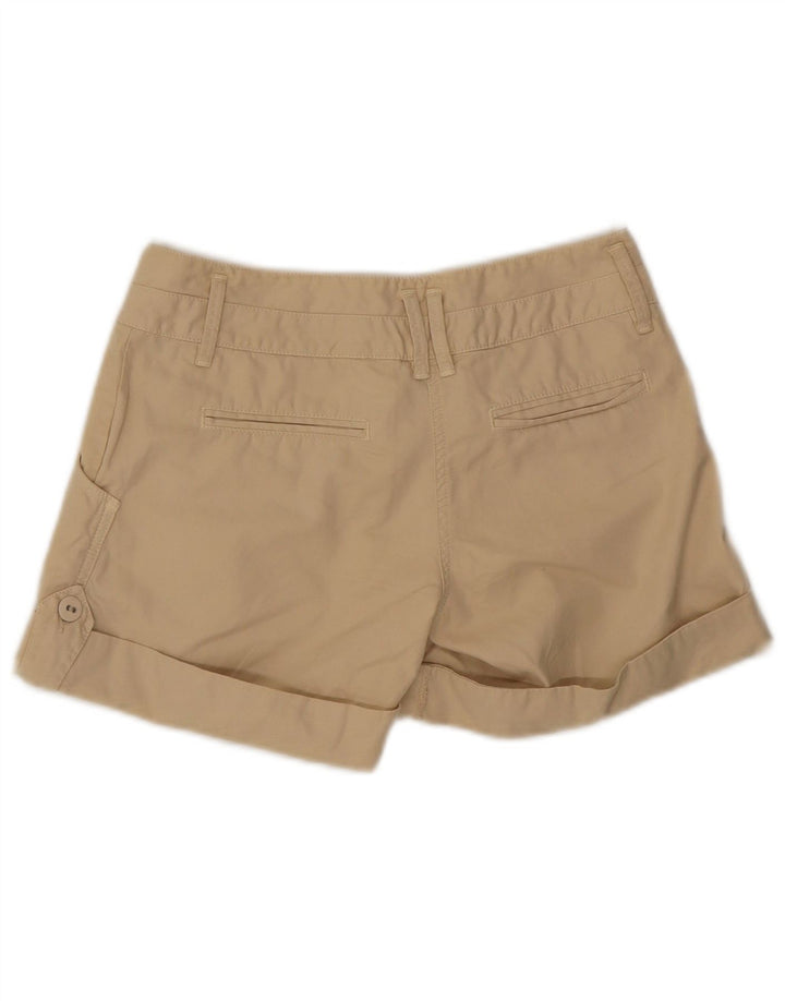 Massimo Dutti Dame Casual Shorts EU 36 Small W27 Beige Bomuld