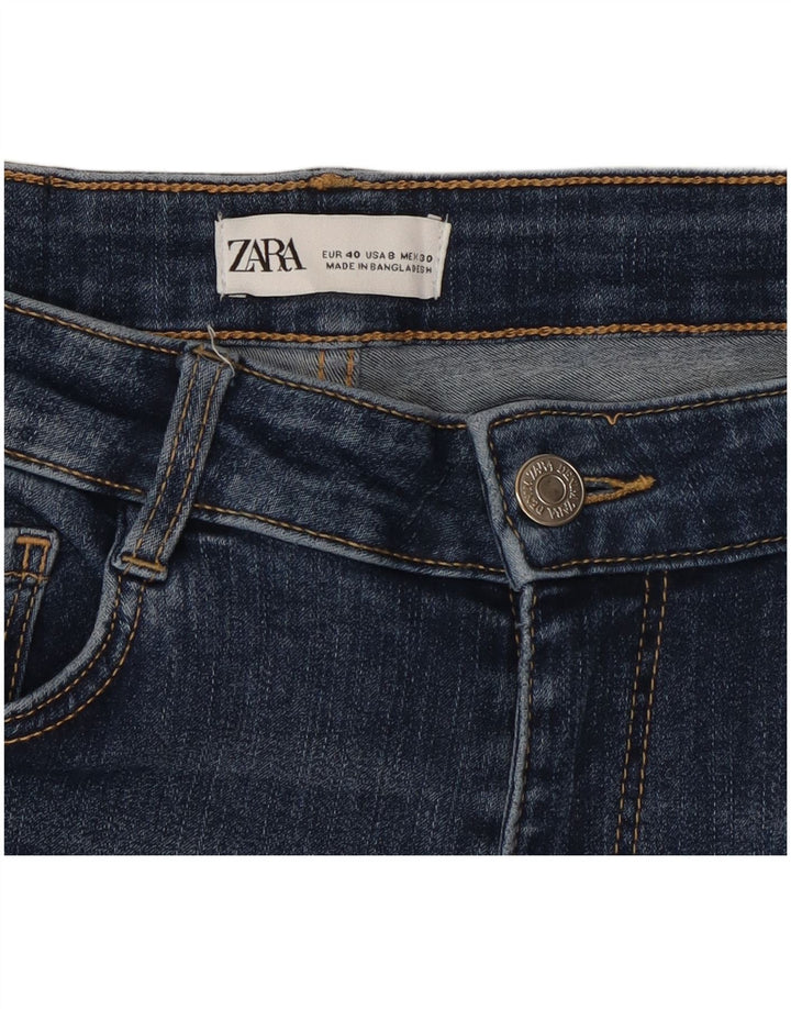 Zara Dame Skinny Jeans EU 40 Medium W30 L27 Blå