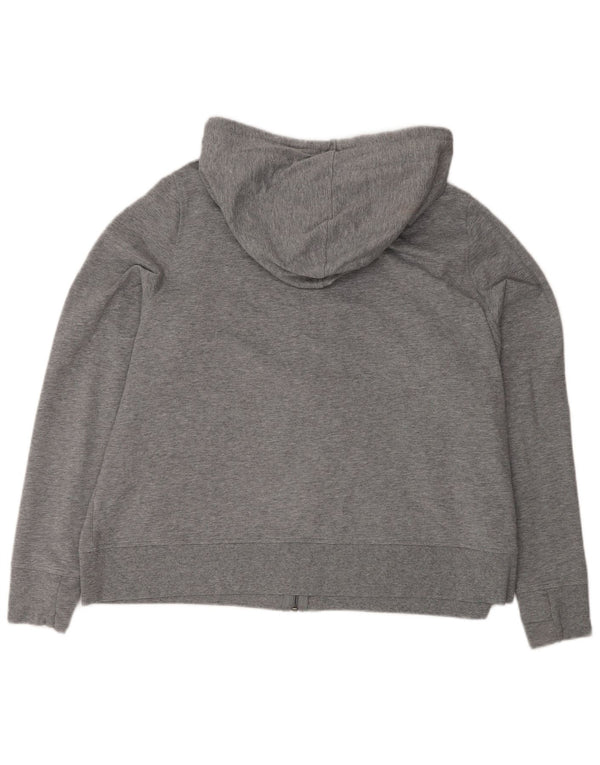 Marks & Spencer Dame Hættetrøje Sweater UK 22 3XL Grå Bomuld