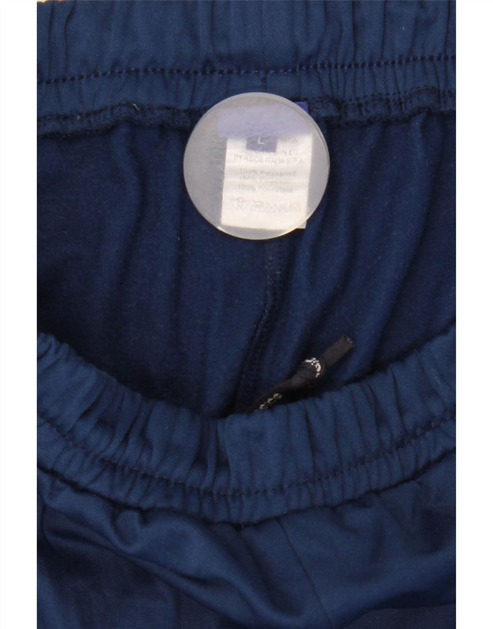 Asics Herre træningsdragt Bukser Joggers Large Navy Blue Polyester