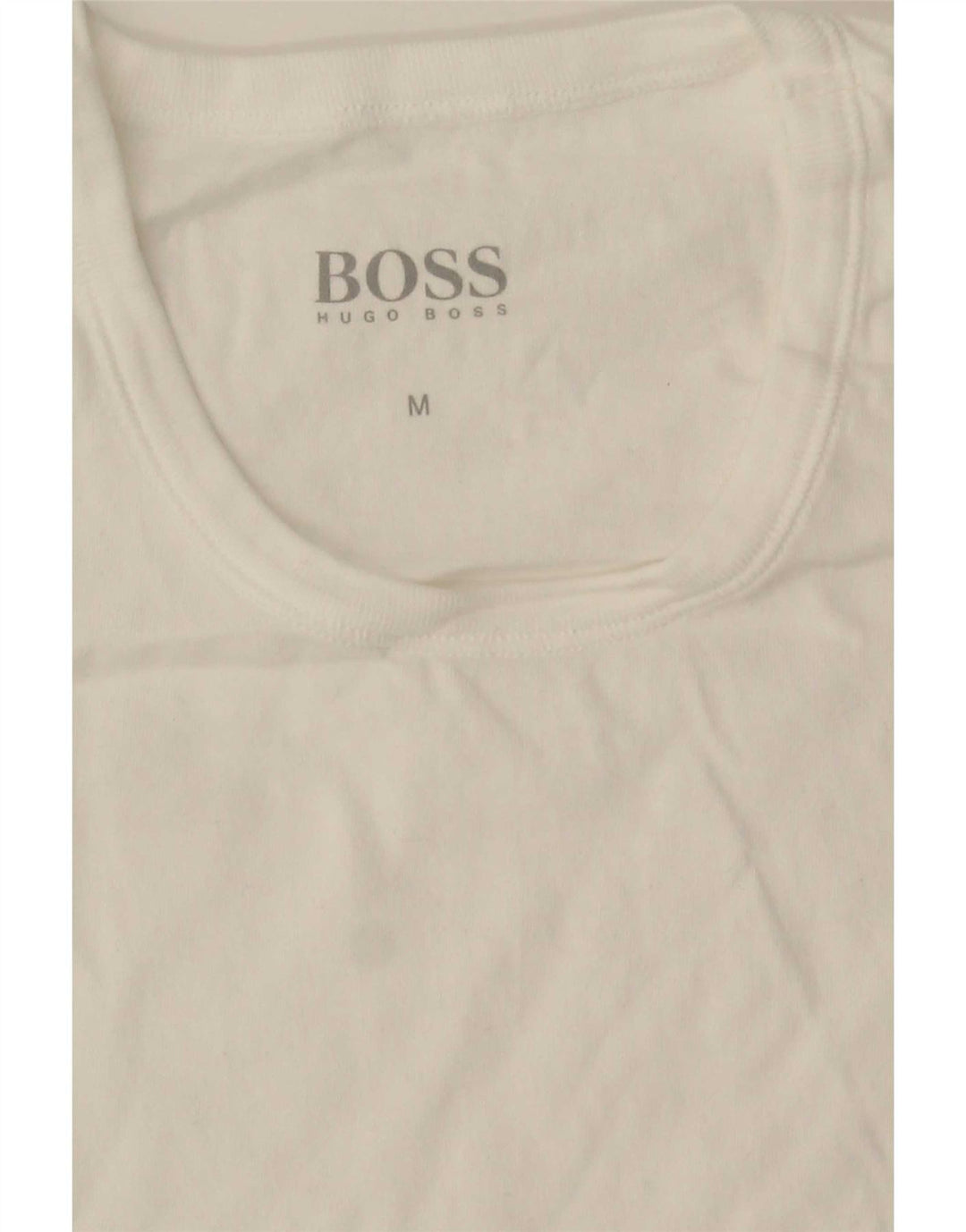 Hugo Boss Herre T-Shirt Top Medium White