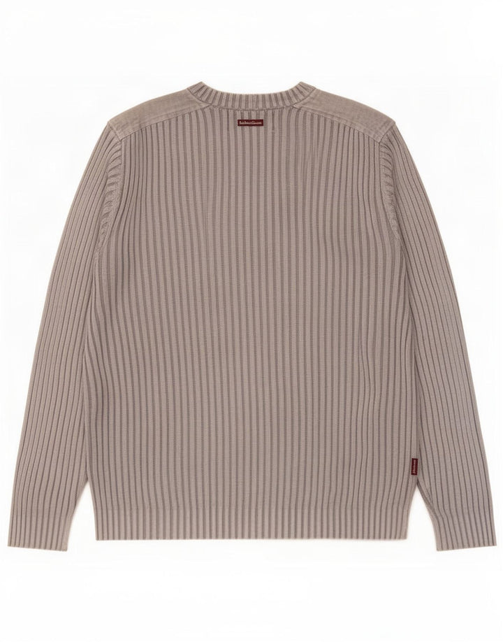 Marlboro Classics Herre V-hals sweater Stor Grå Bomuld