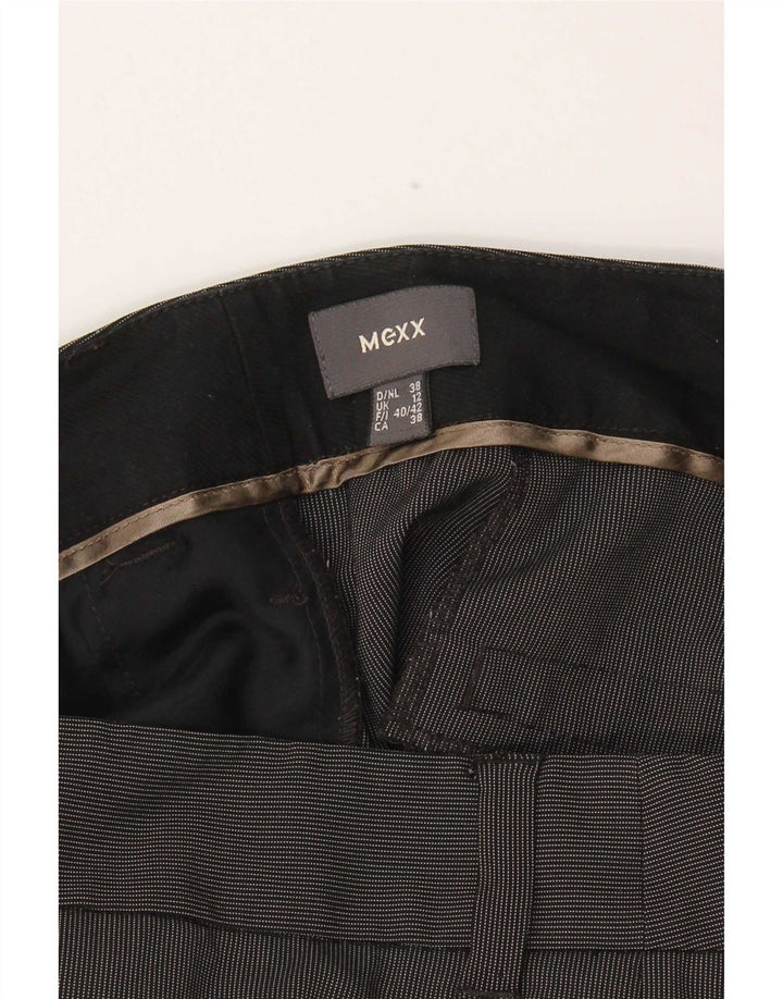Mexx Womens 2-knaps 2-delt jakkesæt UK 12 Medium W30 L33 Grå nålestribe