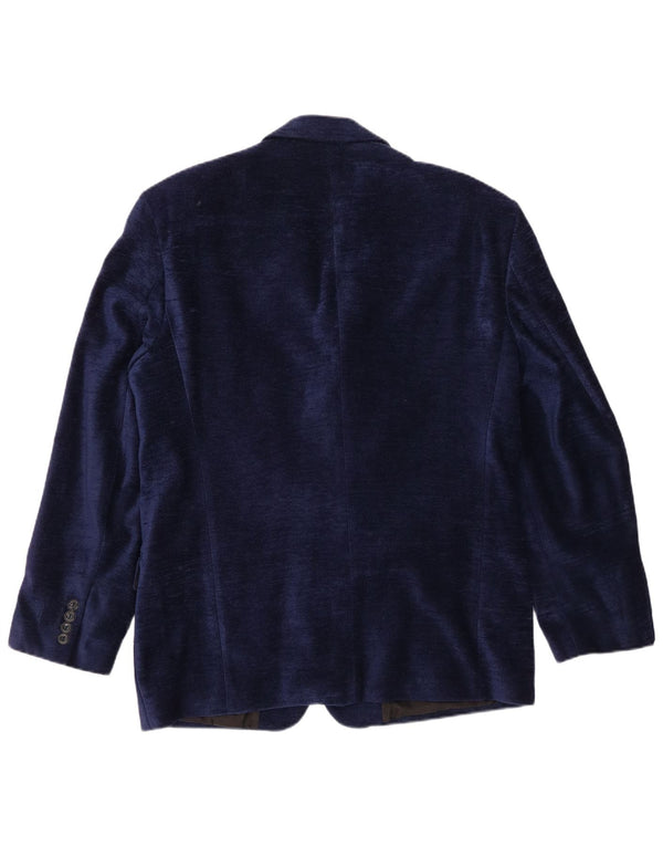 Vintage Herre 4-knaps blazerjakke UK 40 Large Navy Blue