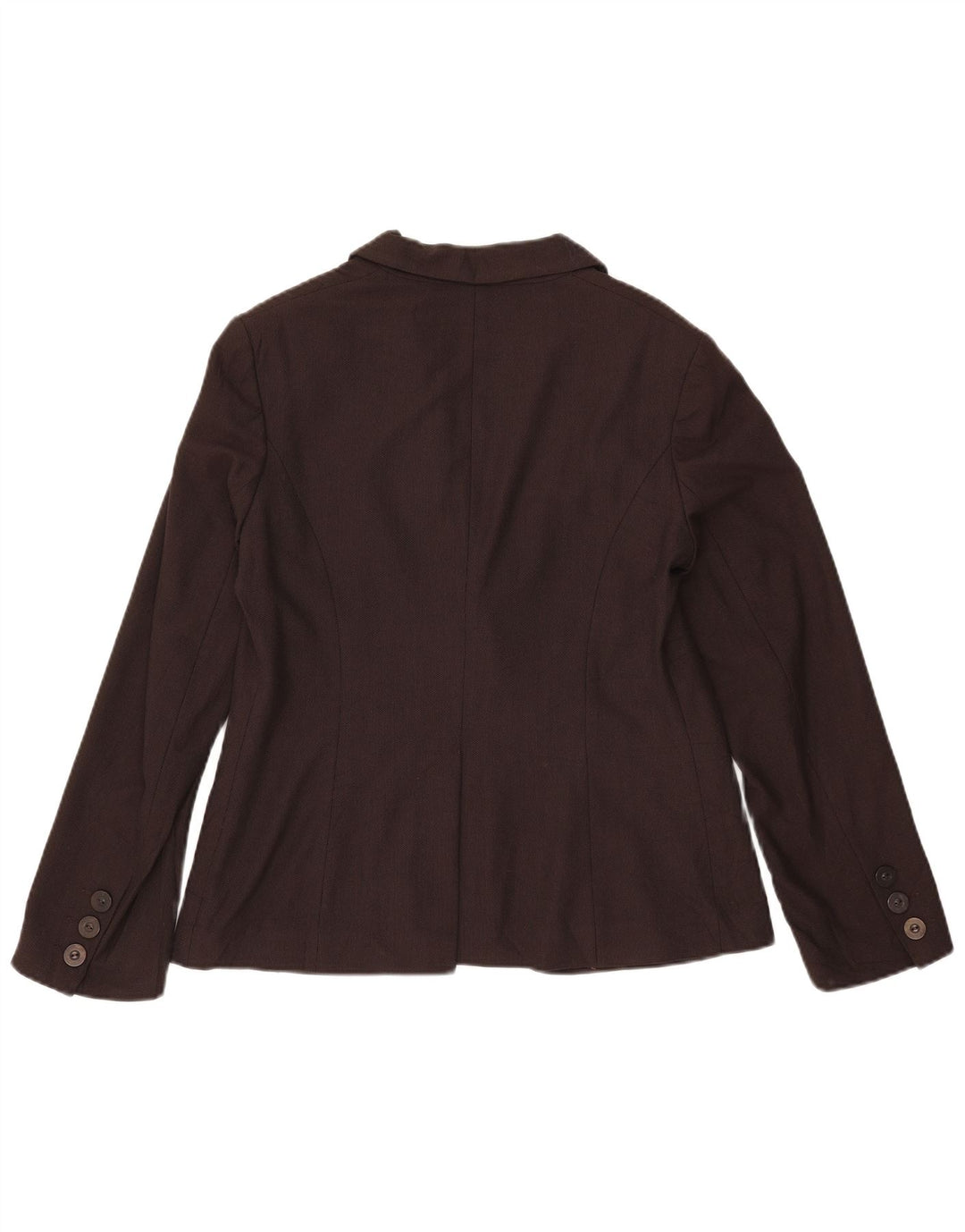 Marks & Spencer Dame 1-knaps blazerjakke UK 14 Medium Brun