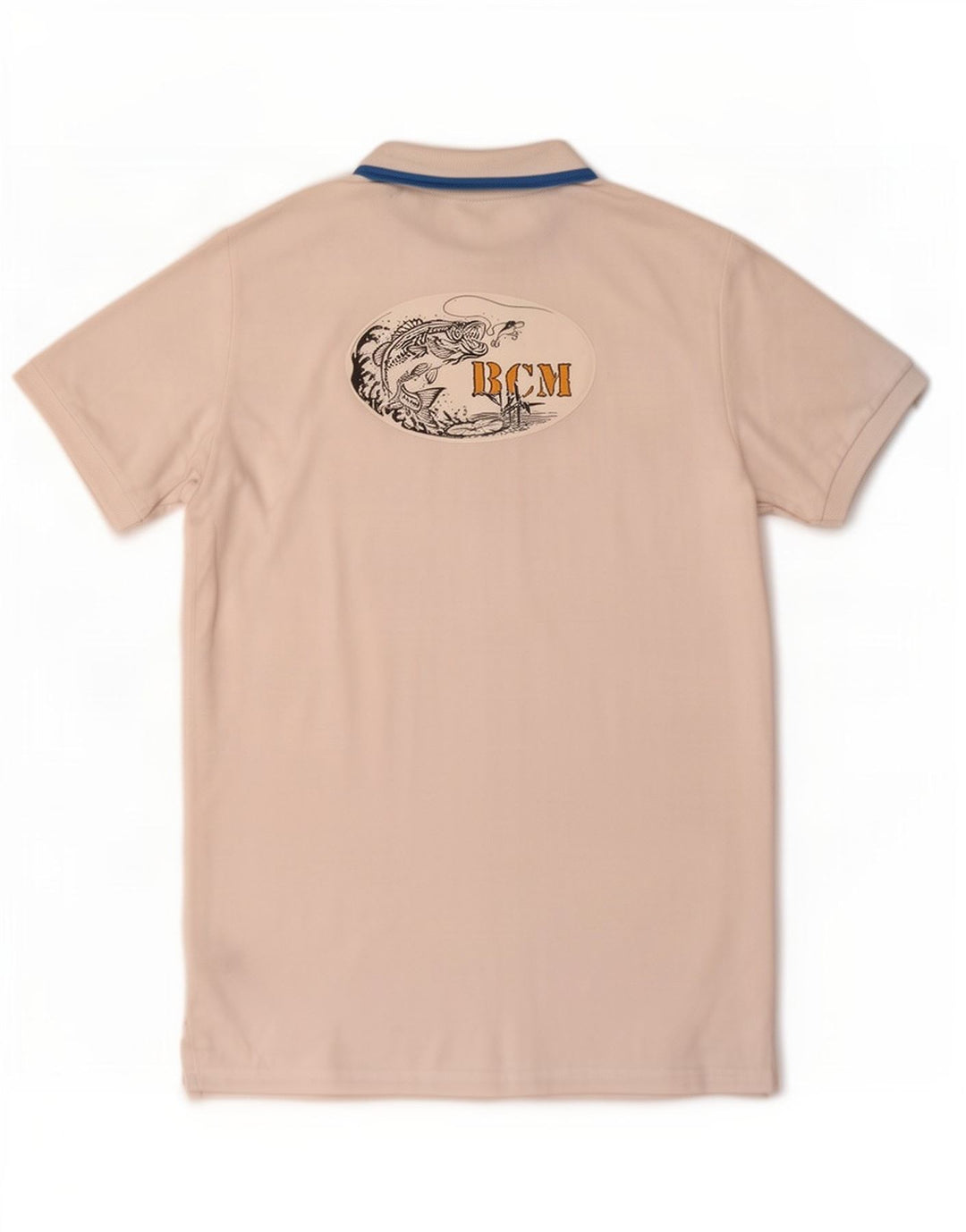 Kappa herre grafisk poloshirt XL hvid bomuld