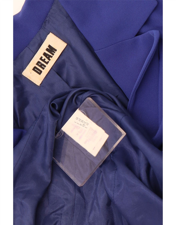 Dream Dame Kortærmet Dobbeltradet Blazer Jacket UK 12 Medium Blue