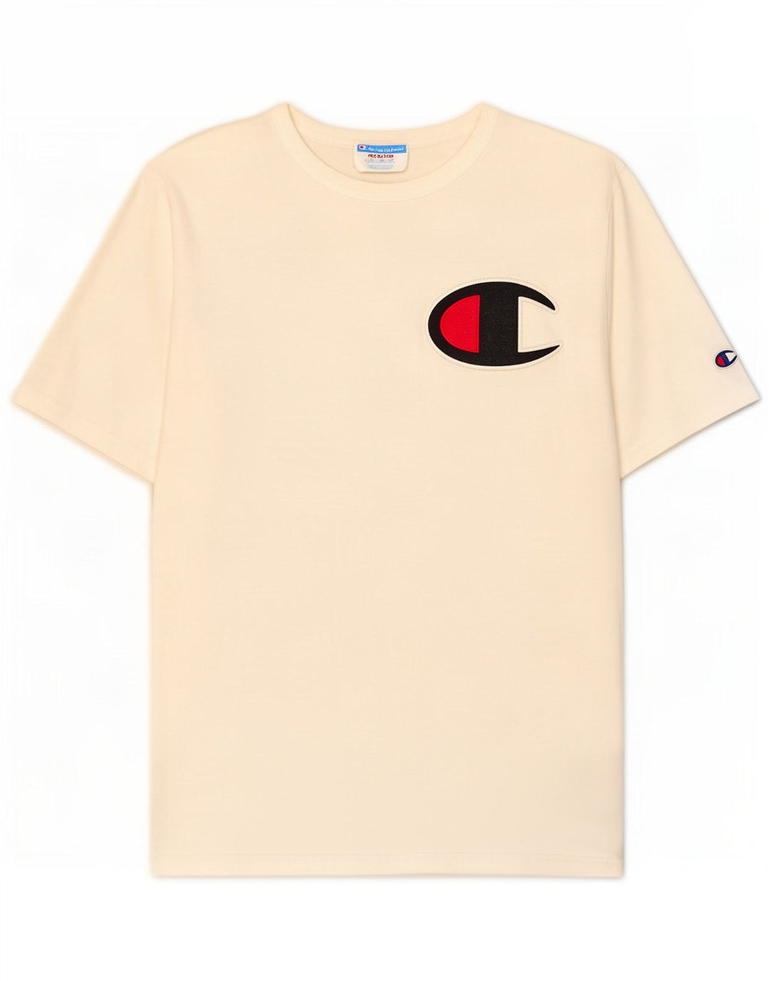 Champion Herre Grafisk T-Shirt Top Medium White