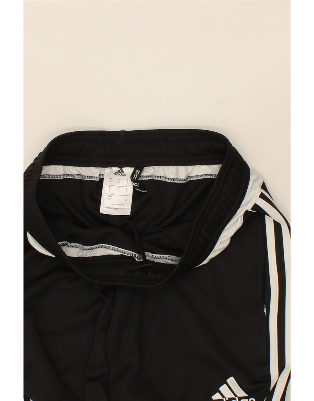 ADIDAS Womens Climacool Tracksuit Trousers UK 10 Small  Black Polyester Vintage Adidas and Second-Hand Adidas from Messina Hembry 