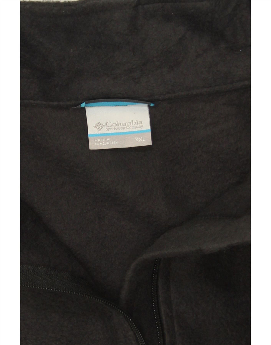 COLUMBIA Fleece Jumper med lynlås til mænd 2XL Grå Colourblock Polyester