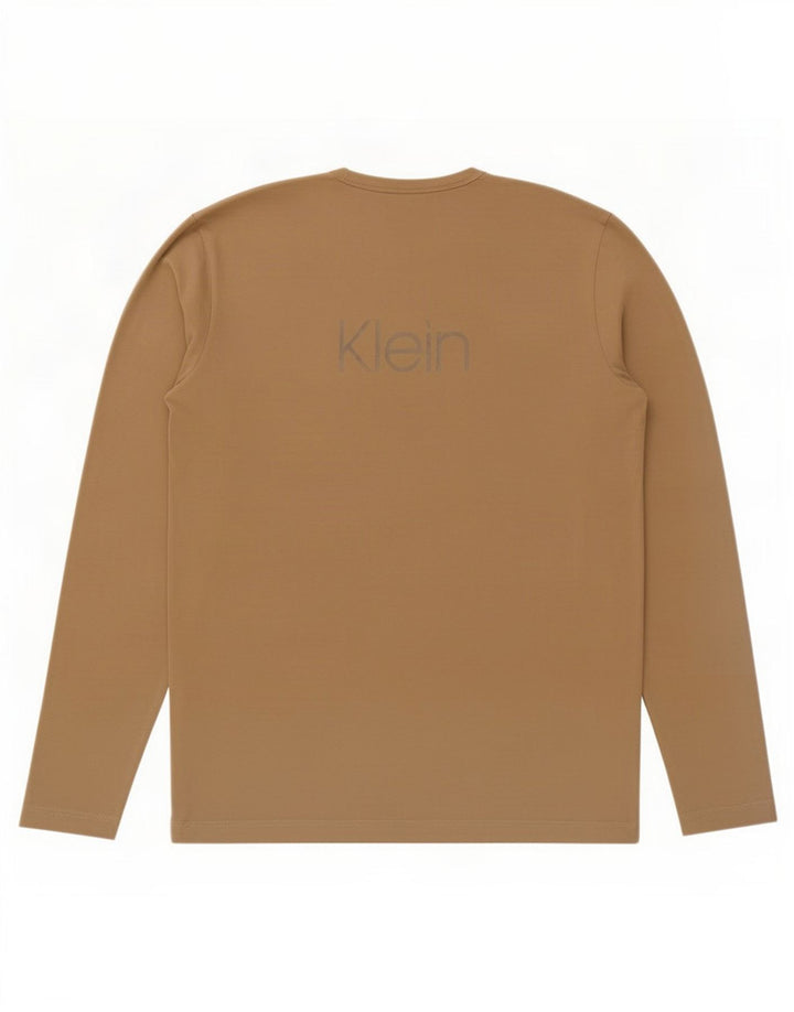 Calvin Klein Herre Grafisk Top Langærmet Stor Beige