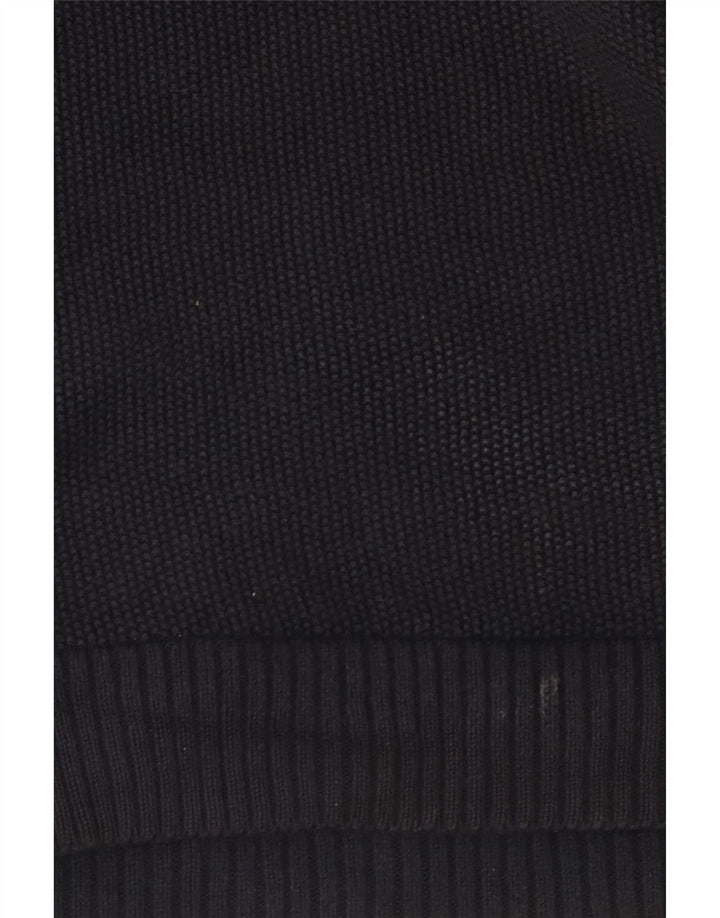 Marks & Spencer Herre sweater med rund hals, medium marineblå farveblok