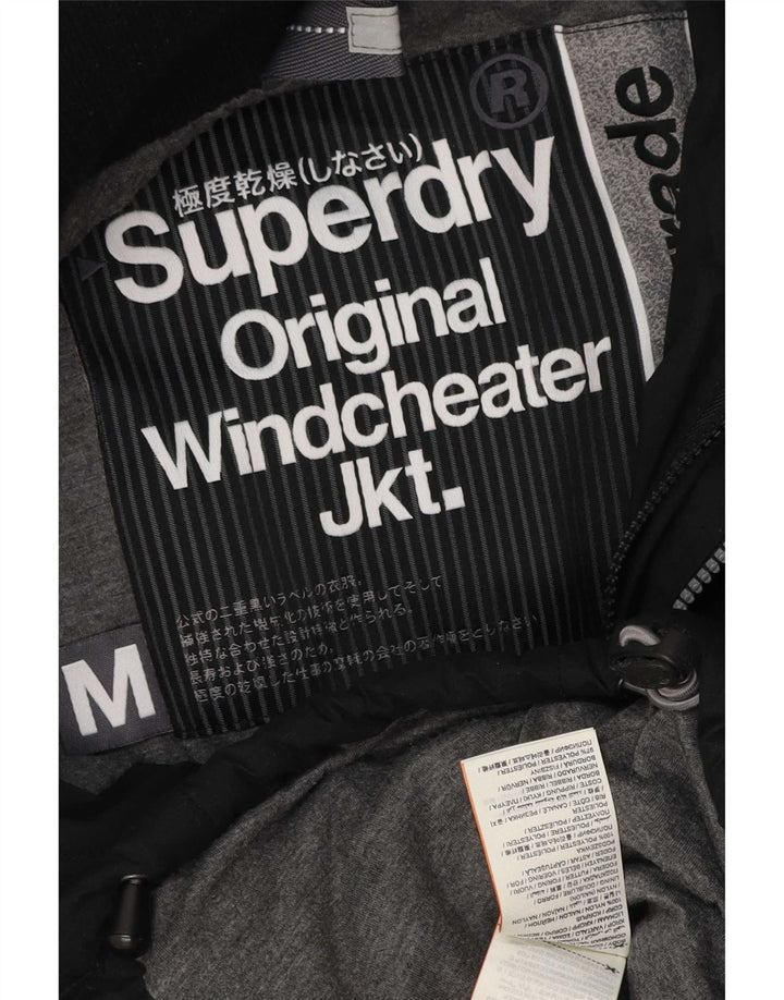 Superdry Polstret Herrejakke UK 38 Medium Sort Polyester