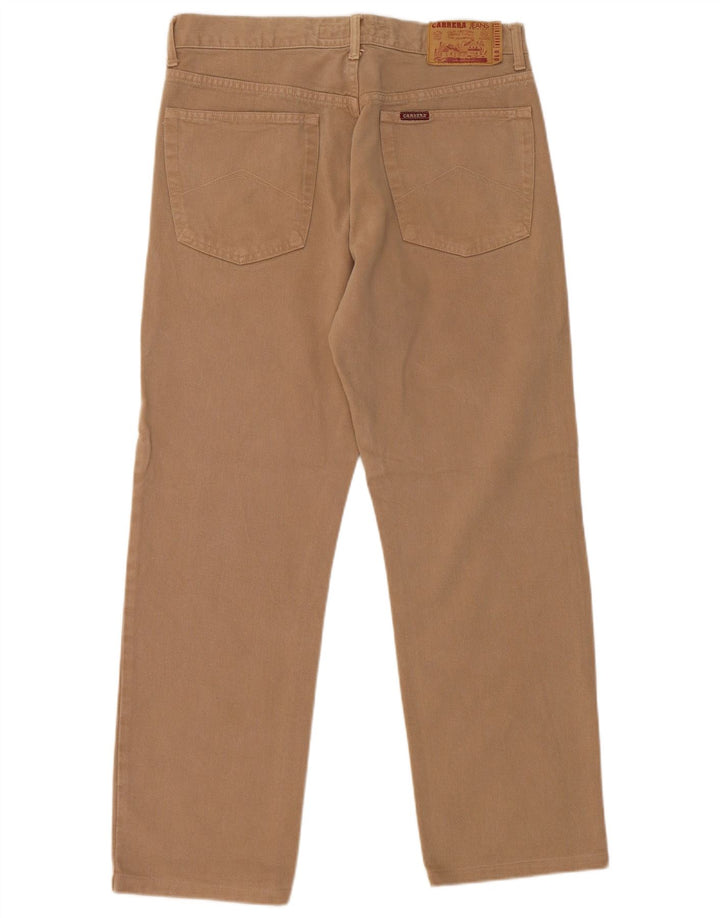 Carrera Straight Jeans til mænd W33 L29 Beige Bomuld