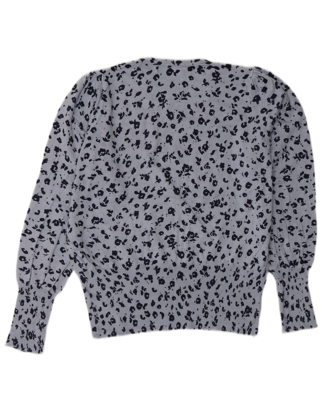 MARKS & SPENCER Dame sweater med rund hals DK 14 Stor Blå