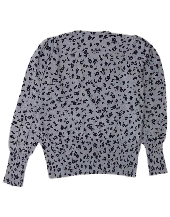 MARKS & SPENCER Dame sweater med rund hals DK 14 Stor Blå