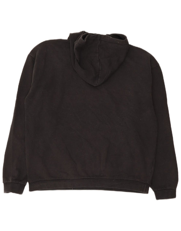 Hurley Mens Graphic Hoodie Jumper Medium Black Cotton