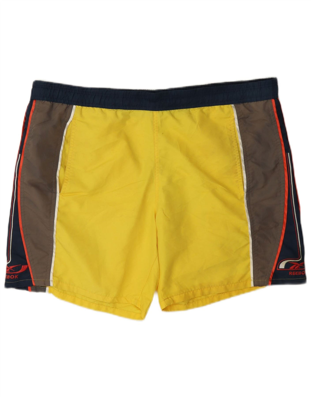 Reebok Herre Sportshorts Stor Gul Colourblock