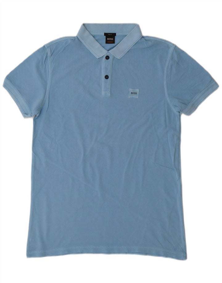 Hugo Boss Herre Slim Fit Polo Shirt Large Blue