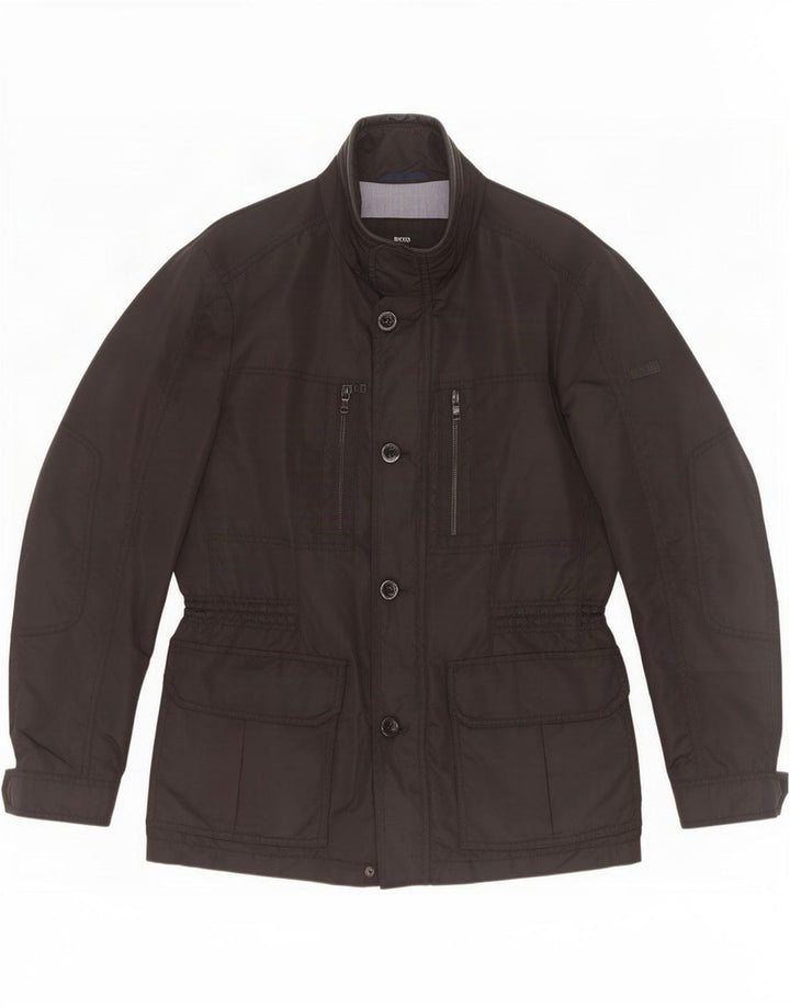 Hugo Boss Herre Utility Jacket EU 50 Large Black Polyamide