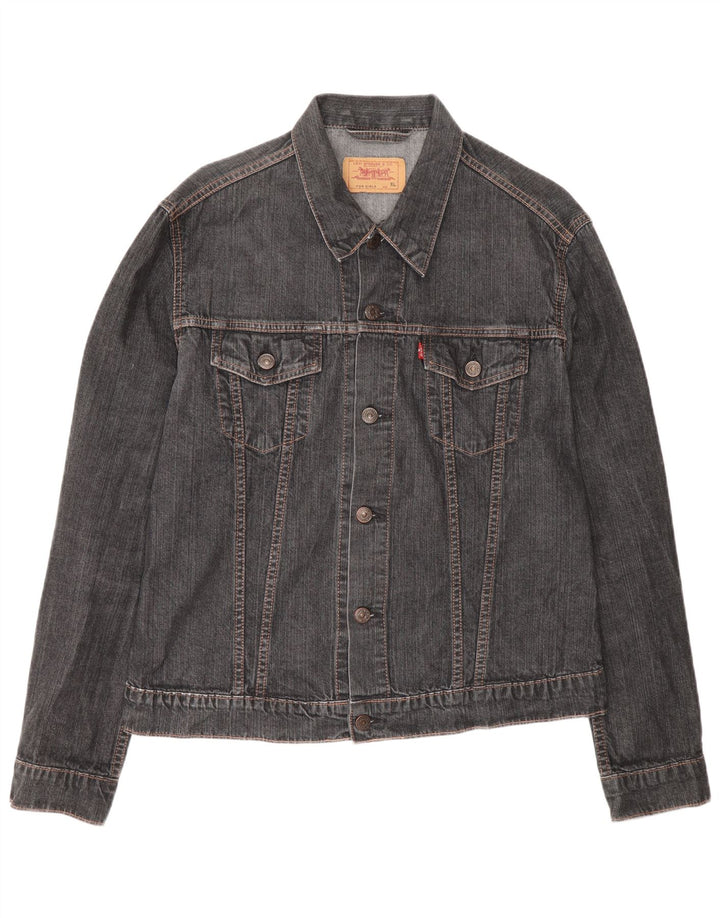 Levi's Girls Denimjakke 15-16 år XL Grå Bomuld