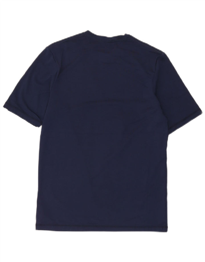 Quiksilver Boys T-Shirt Top 15-16 år XL Marineblå Polyester
