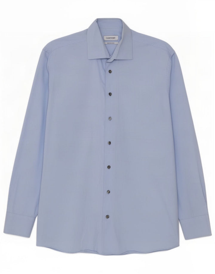 Calvin Klein Herreskjorte str. 39 Medium Blue Cotton