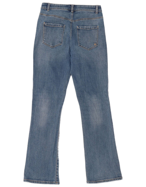 Benetton Girls Bonnie Flared Jeans 13-14 år 3XL W28 L79 Blå Bomuld