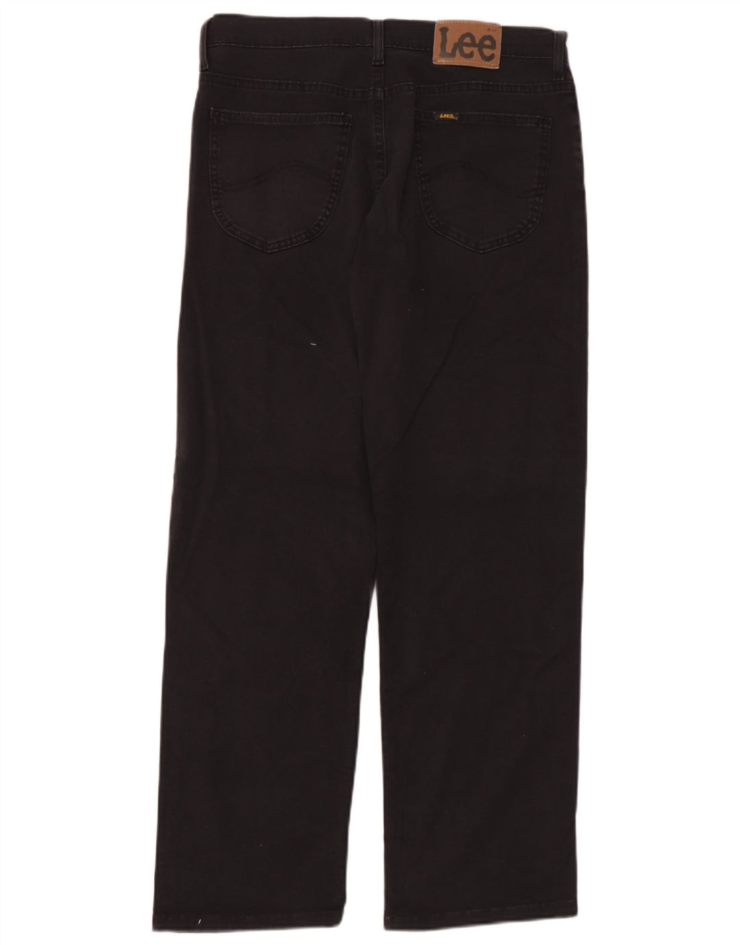 Lee Straight Jeans til mænd W34 L30 Sort