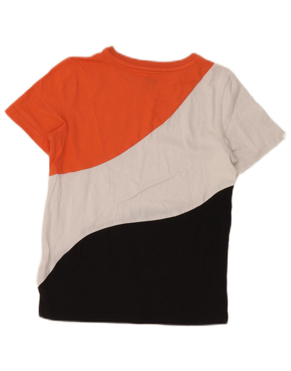 Puma Boys Grafisk T-Shirt Top 9-10 år Flerfarvet Colourblock Bomuld