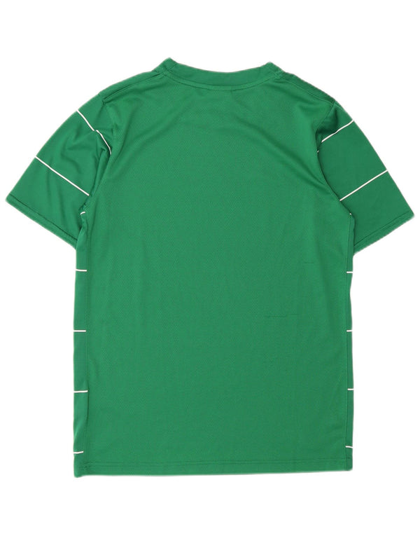 Nike drenge grafisk t-shirt top 12-13 år stor grøn stribet polyester