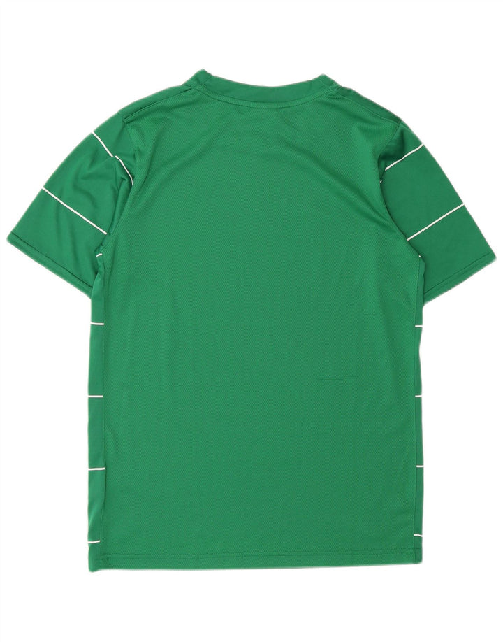 Nike drenge grafisk t-shirt top 12-13 år stor grøn stribet polyester