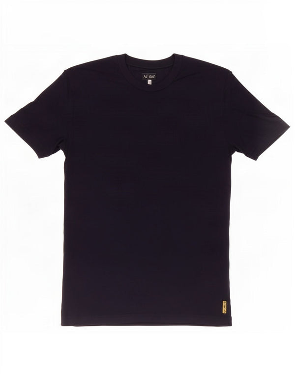 Armani Jeans Herre T-Shirt Top 2XL Navy Blue Viscose